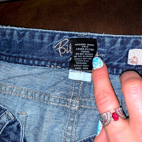 Billabong Adorable Denim Mini Skirt Size 7 - Picture 9 of 16